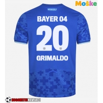 Moške Nogometnih dresov Bayer Leverkusen Alejandro Grimaldo #20 Tretji 2025-26 Kratki rokavi